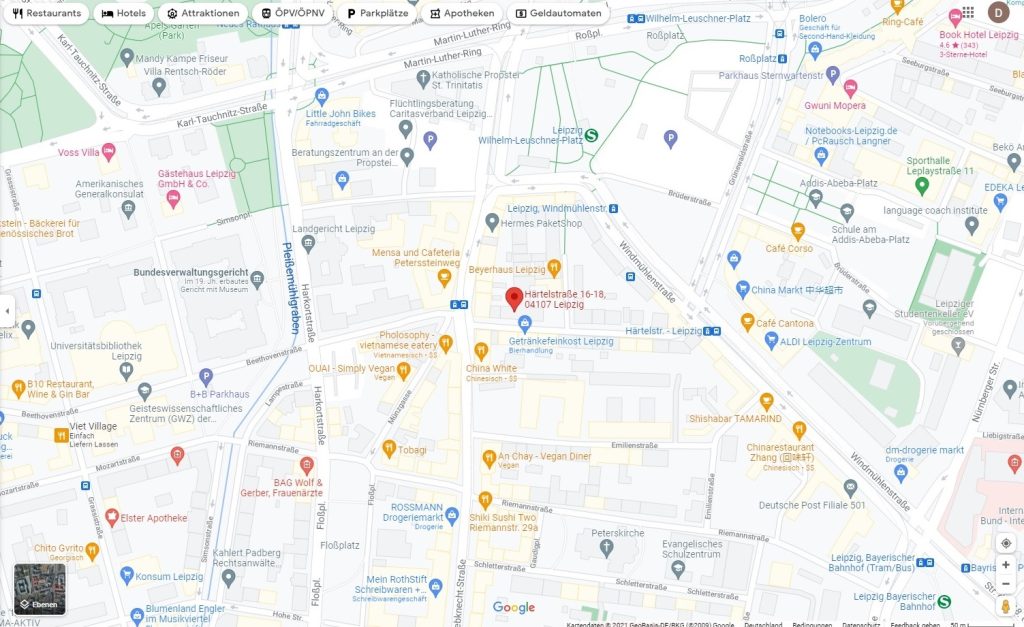 Google Map Leipzig